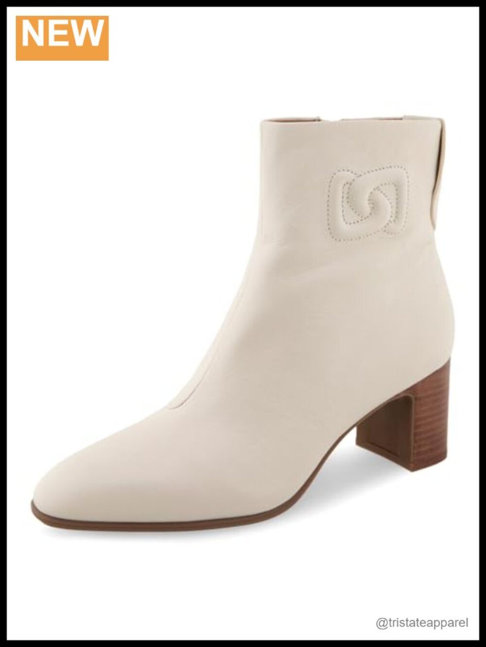 Aerosoles Women's Magnus Logo Leather Ankle Booties